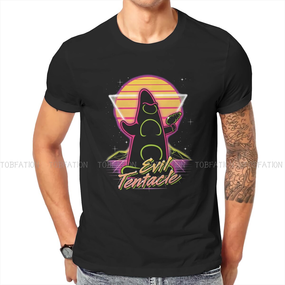 Retro Gaming T Shirt - Kaus Kerah O Jahat Retro T