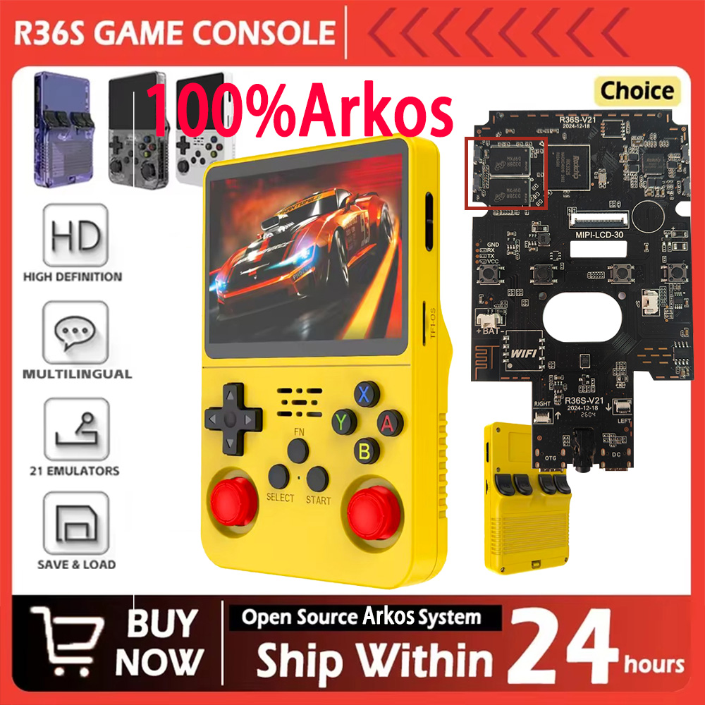 R36S, Konsol Game Retro Sistem - Retro Gaming Kiosk ulasan dan harga
