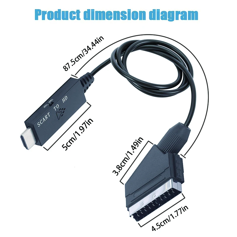 Konverter SCART ke HDMI yang K - Scart To Hdmi ulasan dan harga