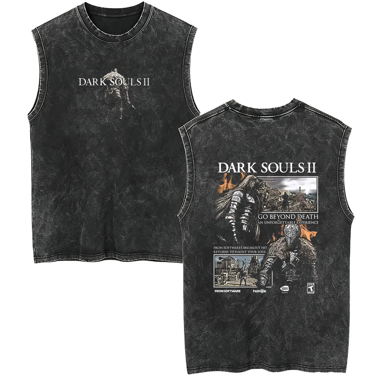 Tank Top Vintage Game Dark Sou - Retro Gaming T Shirt ulasan dan harga