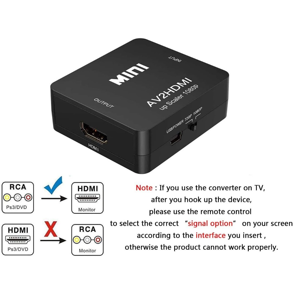 Konverter RCA AV ke HDMI 1080P - Retro Gaming Kiosk ulasan dan harga