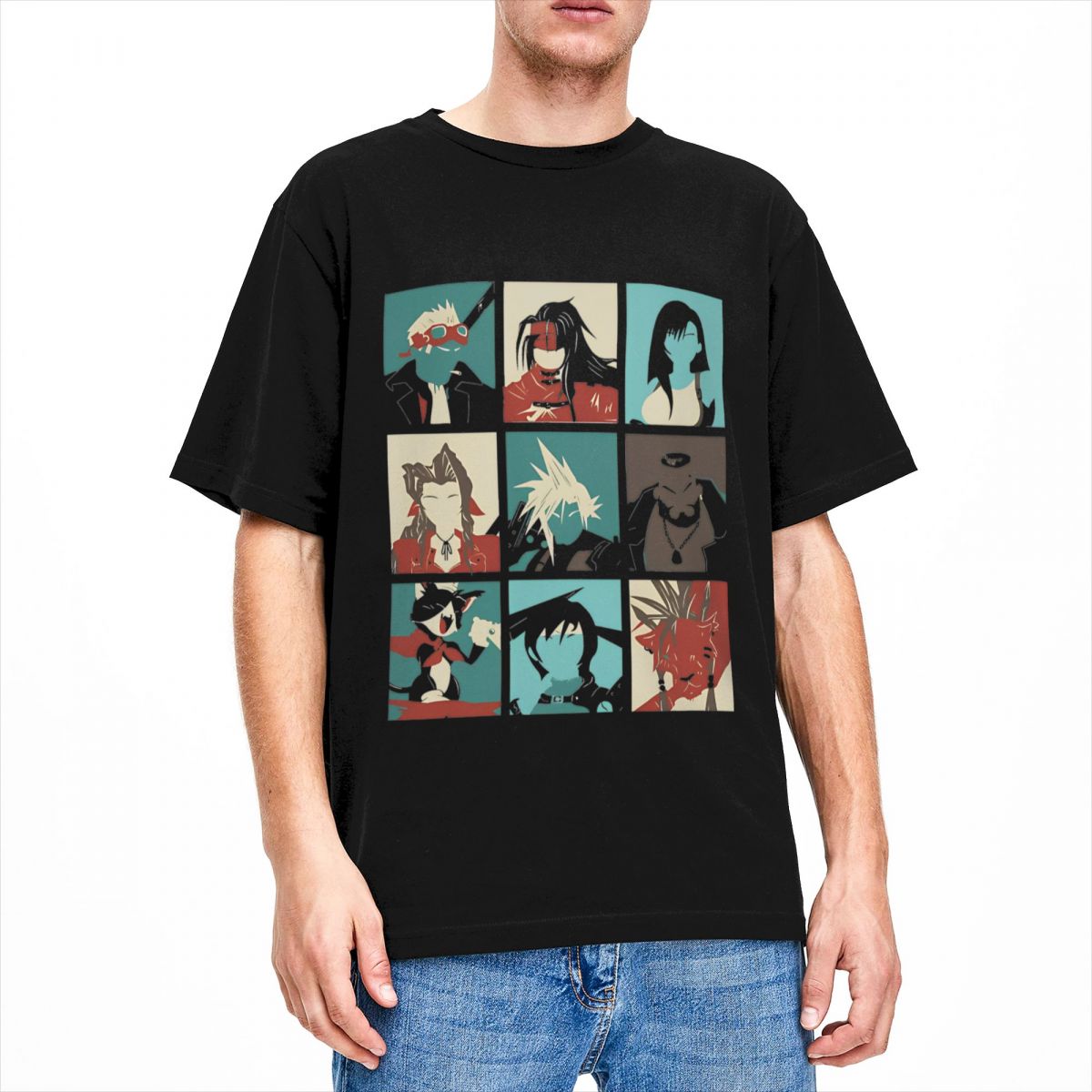 Fantasy Final 7 T-Shirt Poster - Retro Gaming T Shirt ulasan dan harga