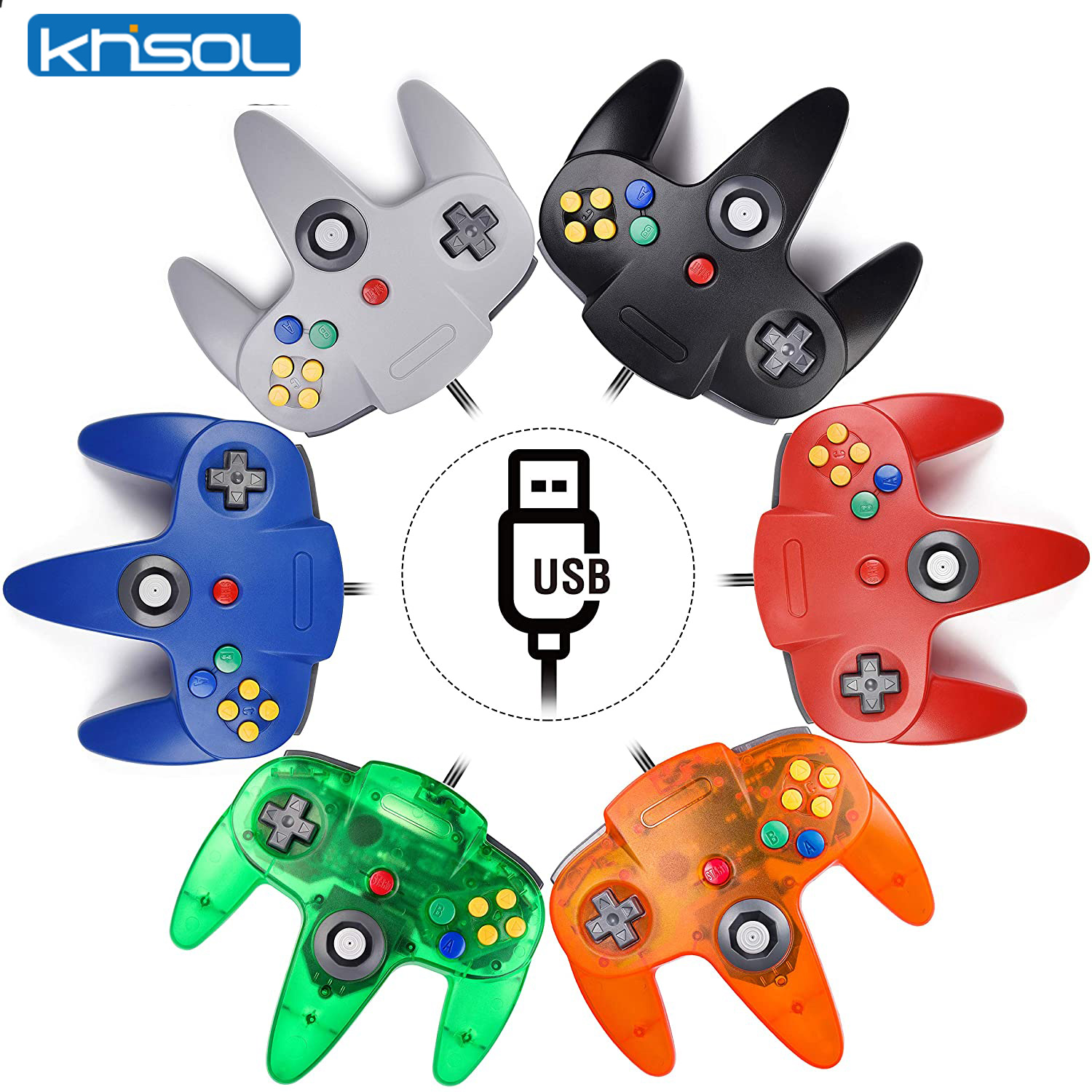 N64 kontroler klasik berkabel  - Retro Gaming N64 ulasan dan harga