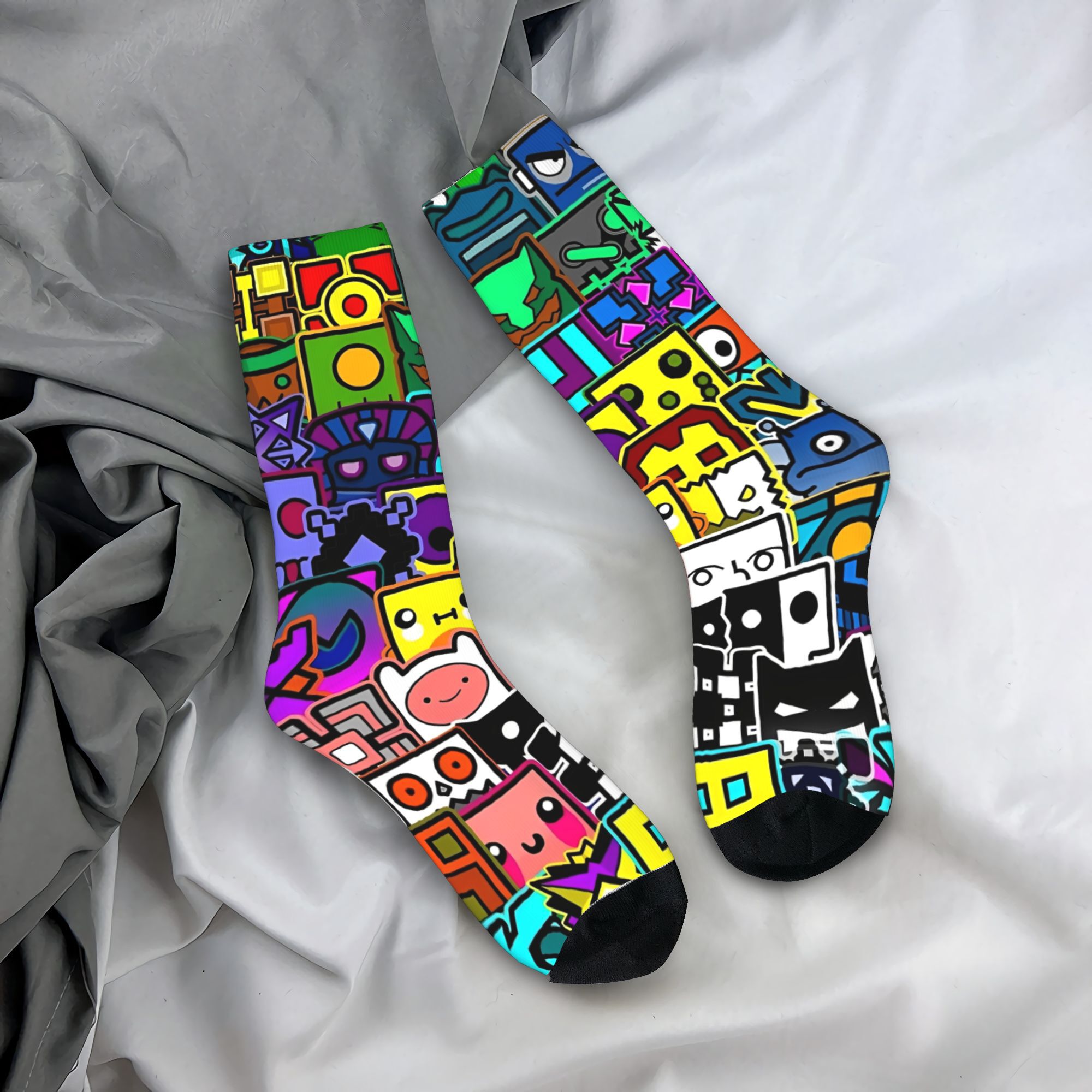 Kaus Kaki Bermotif Kaus Kaki B - Retro Gaming Youtube ulasan dan harga